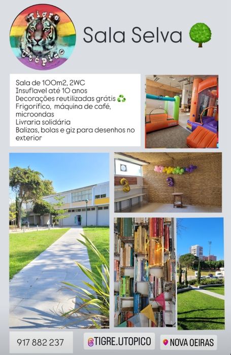 Espaço para festas ou atividades em Oeiras!!!