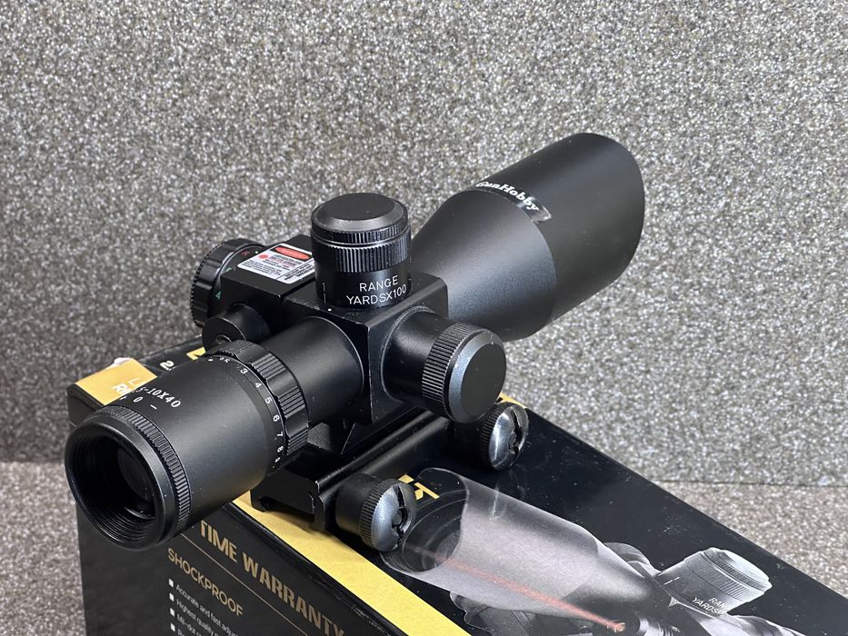 Прицел GunHobby 3-10 с ЛЦУ АК