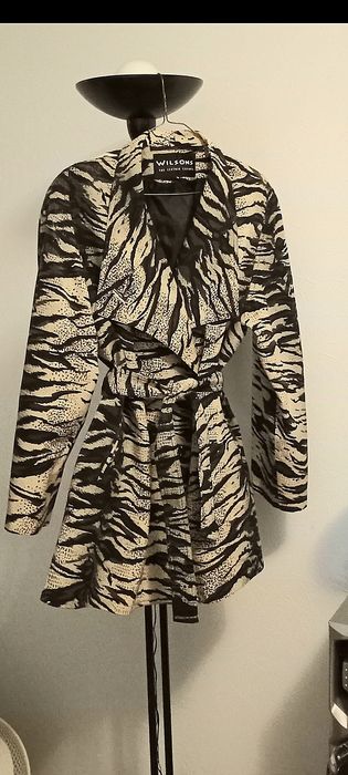 Плащ с принтом L-XXL.Плащ  тренч в свободном стиле оверсайз животный принт леопард зебра 50 размер.Куртка