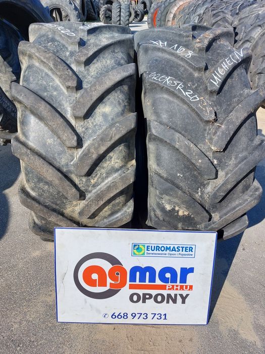 420/65R20 Michelin opony rolnicze używane para