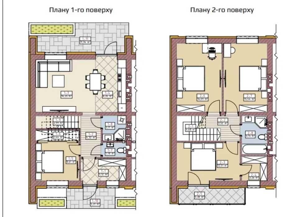 Вітаю. Продам Таунхаус, Газ, + Котел, Петропавлівська Борщагівка.