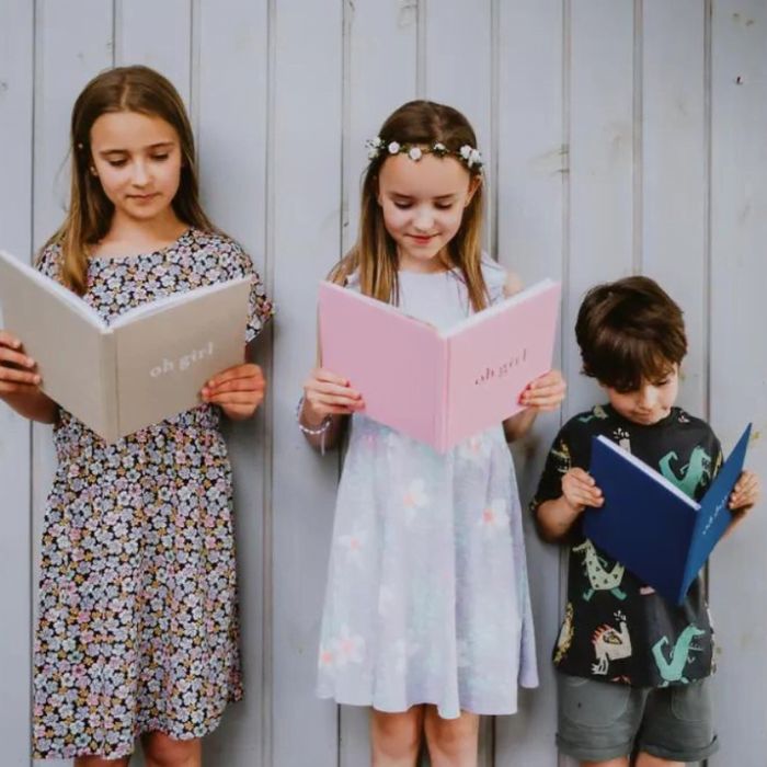 Pamiętnik dziewczynki oh girl Classic Linen - Mommy planner