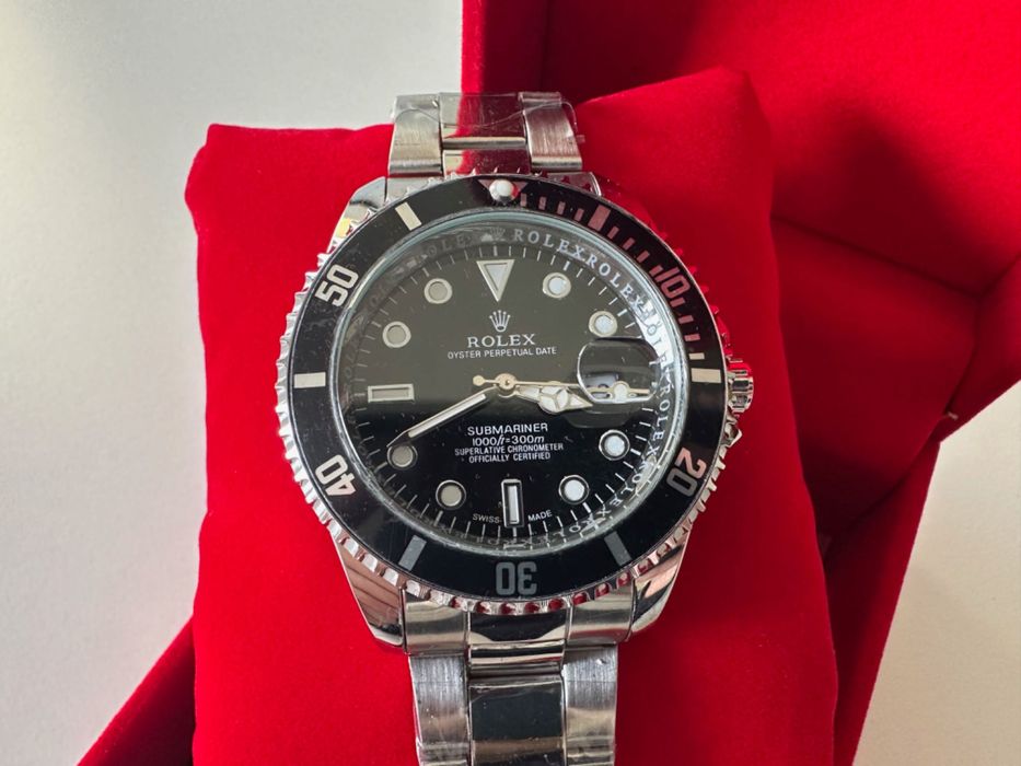 Relógio Rolex Submariner Oyster Perpetual Date Preto Novo