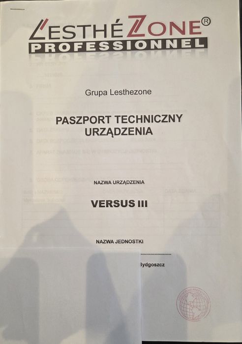 VERSUS III – laser diodowy do depilacji.  Okazja !