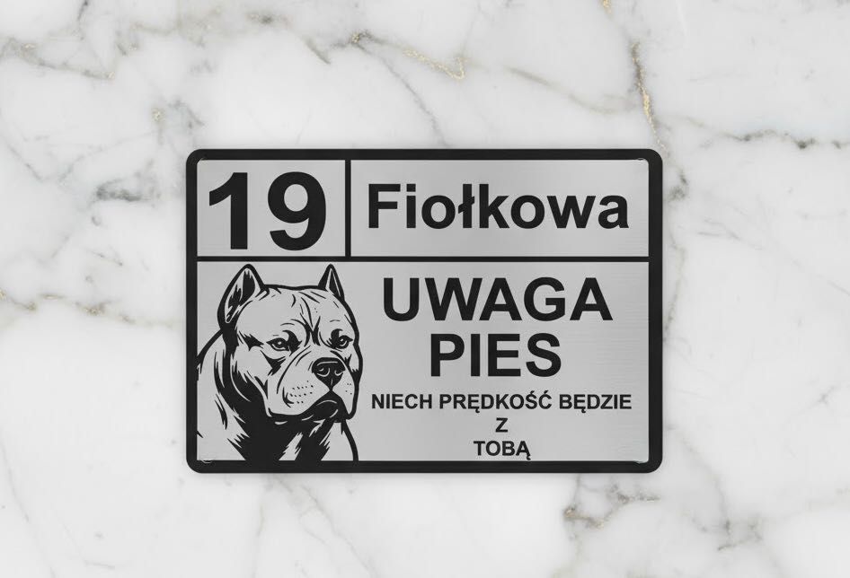 Tabliczka uwaga pies