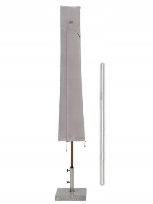 Pokrowiec Ochronny na parasol jasnoszary 190 x 30/50 cm