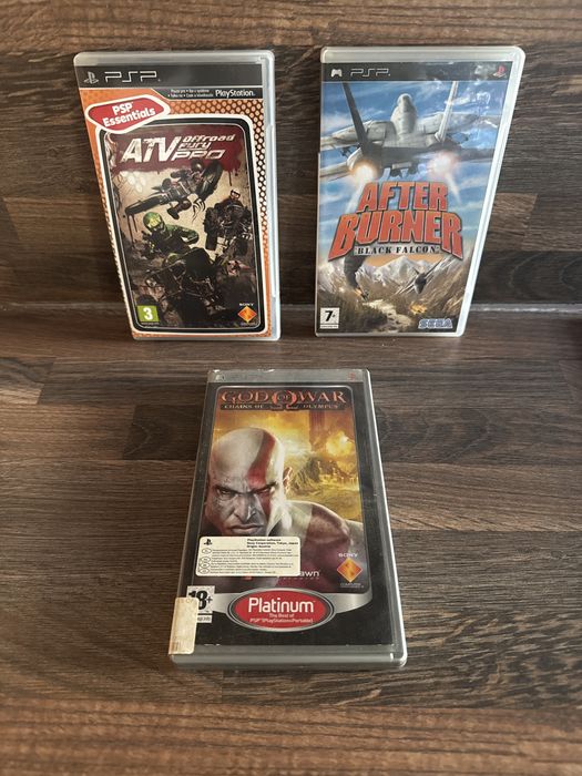 PSP Afterr Burner, ATV Offroad Fury Pro, God Of War!