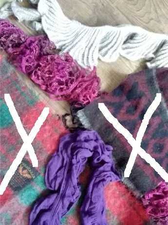 шарф снуд палантин платок шерсть  легкие натуральные