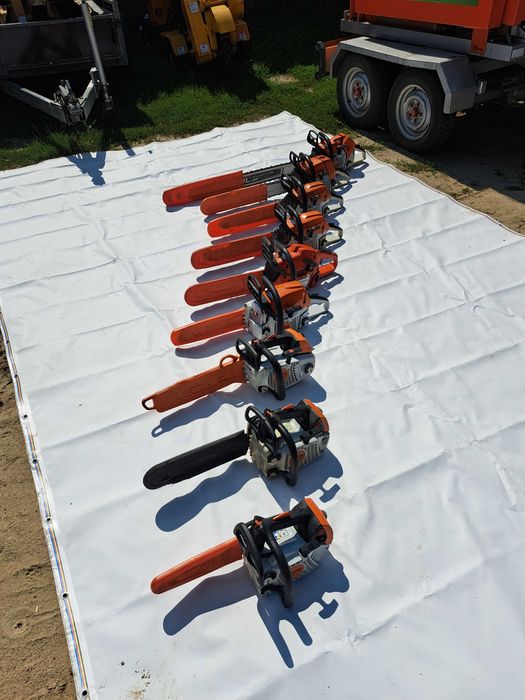 Wycinka drzew, rębak,  frezowanie pni,  mobilny trak, tartak