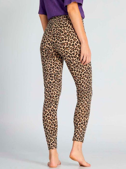 Лосины леопардовые женские
