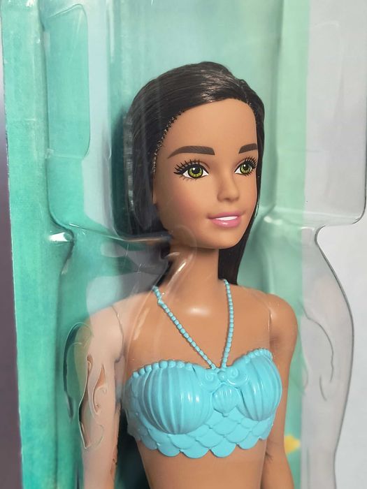 Lalka Barbie syrenka brunetka szatynka Nowa w pudełku Mattel