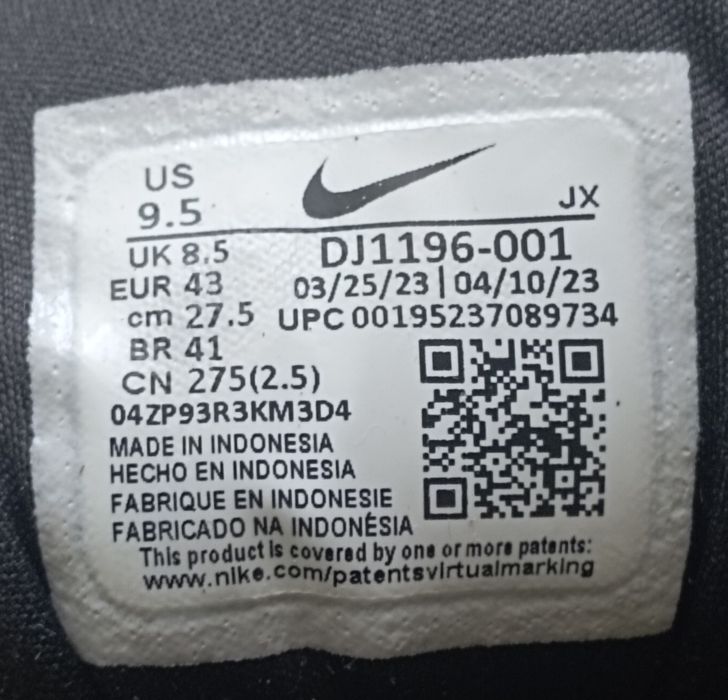 Оригінальні кросівки Nike Defy All Day 43 р.