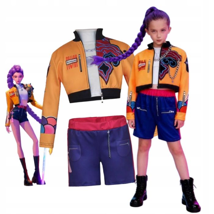 Strój Rumi 110 120 K-POP Demon Hunters Fortnite kpop ŁOWCZYNIE DEMONÓW