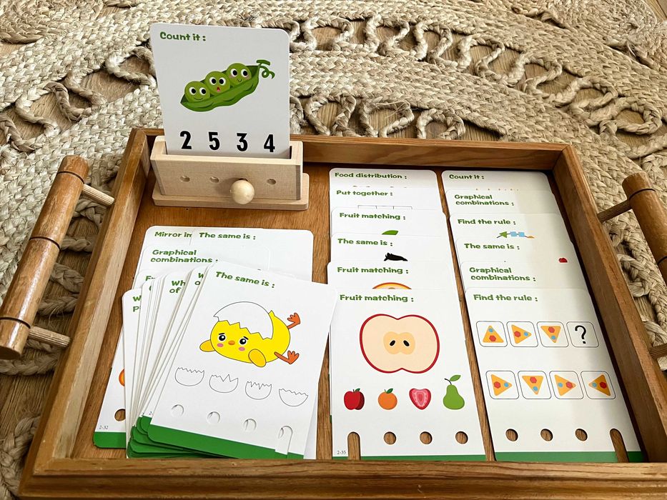 Jogo de Lógica e Pensamento Matemático - montessori