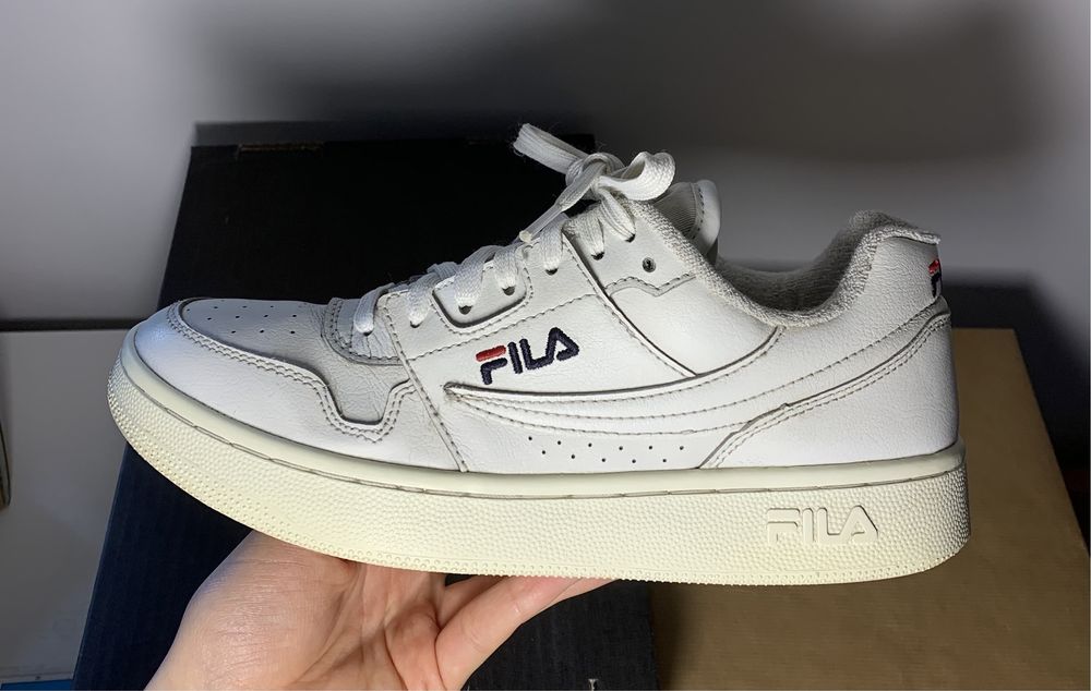 Sneakersy FILA Arcade Low White białe