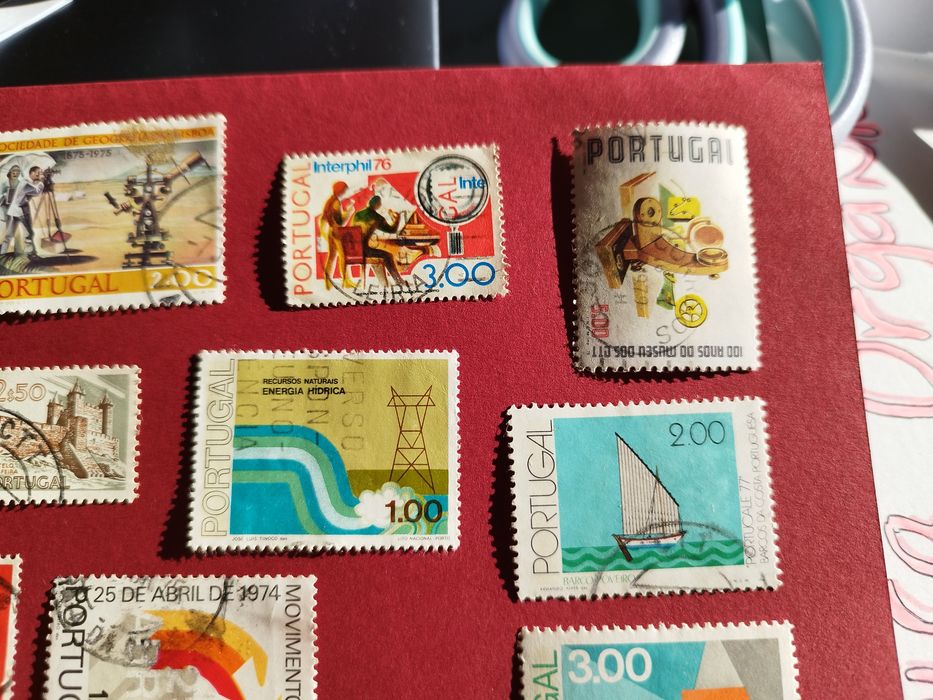 Lote 21 selos anos 70