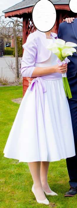 Krótka suknia ślubna