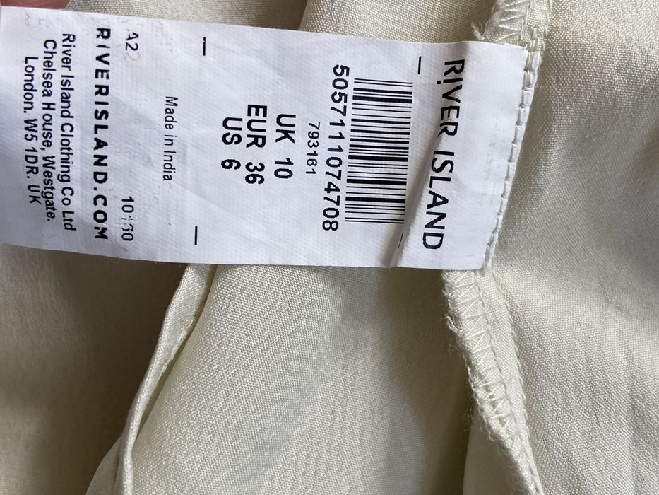 River Island S 36 sukienka boho kwiatki długa zwiewna wesele impreza wesele