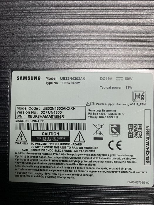 Телевізор Samsung UE32N4302AK