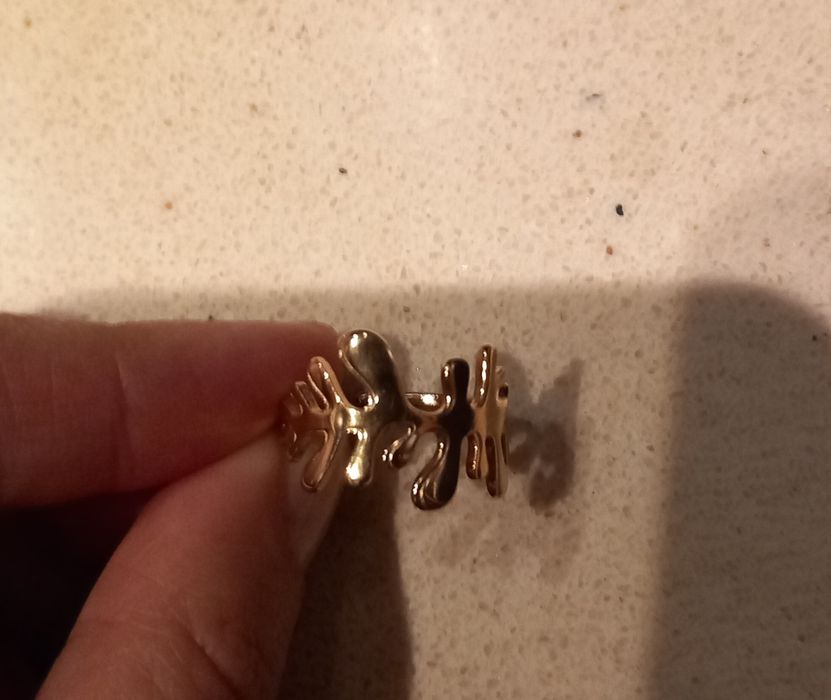 Anel(Massimo Dutti)Novo Dourado