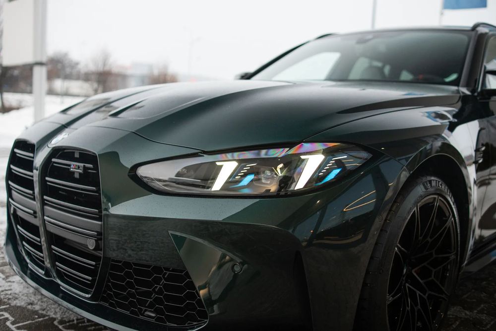 BMW M3 Individual Oxford Green Merino Silverstone Harman Kardon Wentylacja