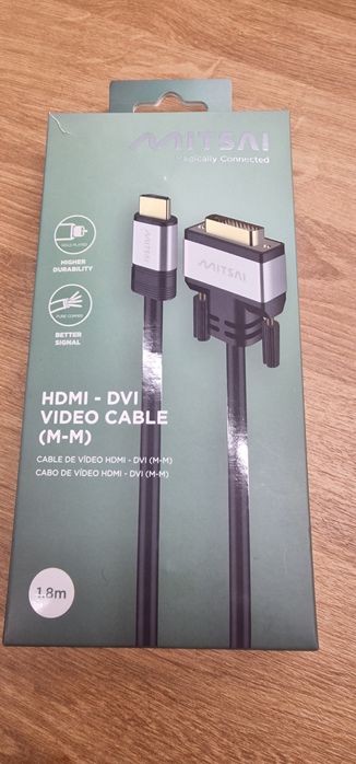 Cabo de vídeo HDMI - DVI (M-M)