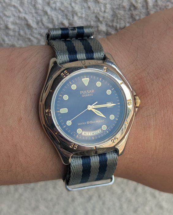 Годинник Pulsar від Seiko quartz вінтажний японський оригінальний
