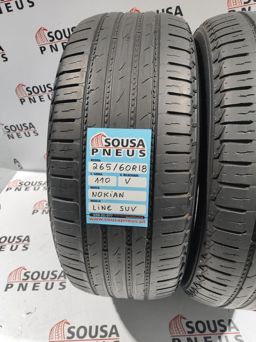 110 Euros 2 pneus 265-60R18 Nokian - Oferta dos Portes
