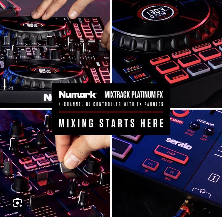 Controlador Numark mixtrack pro fx