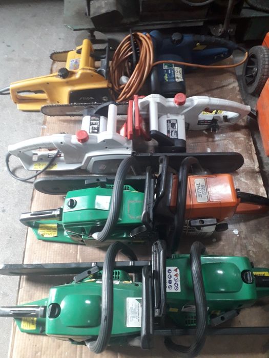 Piły spalinowe i elektryczne