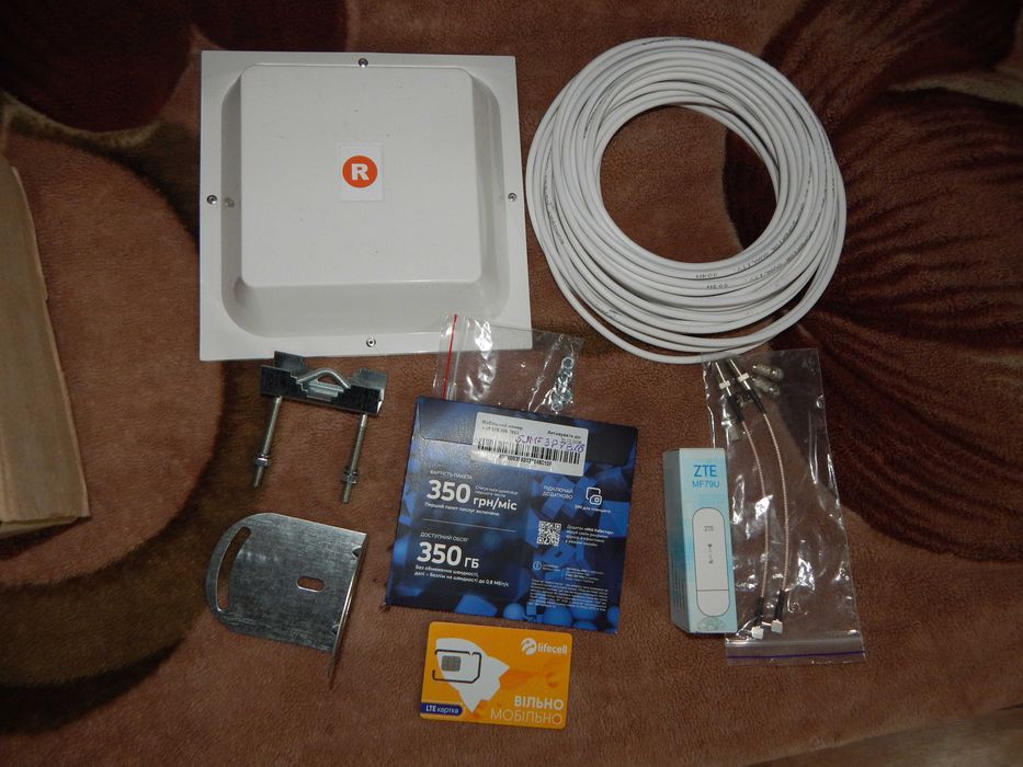 Комплект 4G ZTE MF 79U Антена Кабель Перехідник