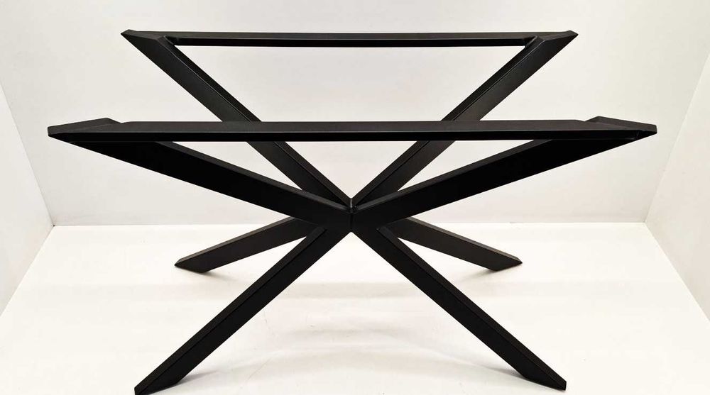 Металеві опори ніжки для столу Підстілля Loft з профілю Металеві ніжки