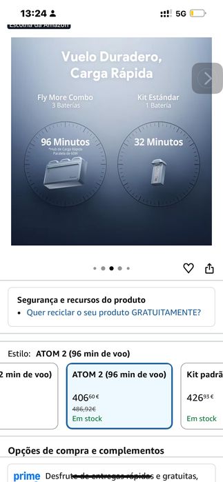 Drone Potensic ATOM 2 Novo | Câmara 4K | Excelente Oportunidad