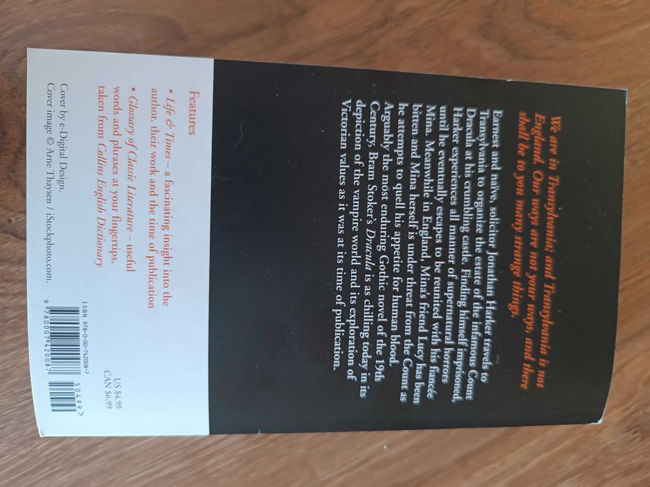 Bram Stoker Dracula po angielsku