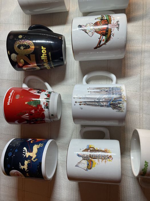 Various Mugs with Different Decorations64564245500419121