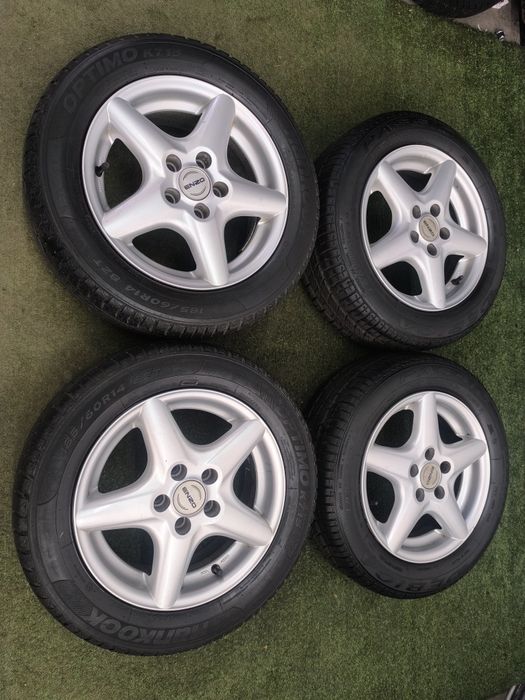 14 koła 5x100 et32 opony 185/60/14 VW Polo Fox Seat Ibiza Skoda Fabia