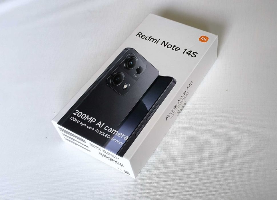 Pudełko po telefonie Redmi Note 14S Ocean Blue 8/256 (samo opakowanie)