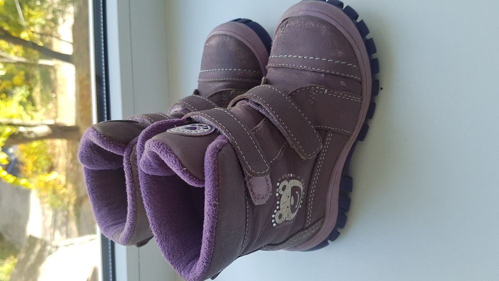 Чобітки зимові на дівчинку