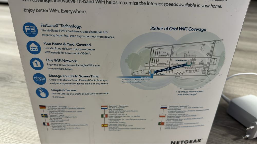 NETGEAR Orbi RBK50-100PAS, AC3000, Wi-Fi 5 (802.11ac)