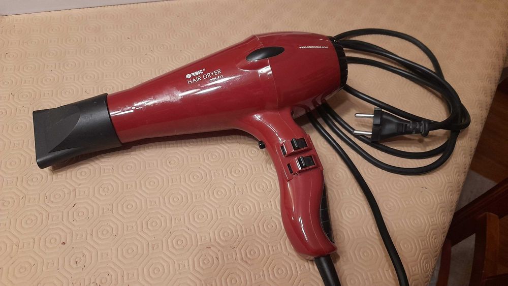 Climatizador (ar quente) de parede c/ comando+Secador Cabelo