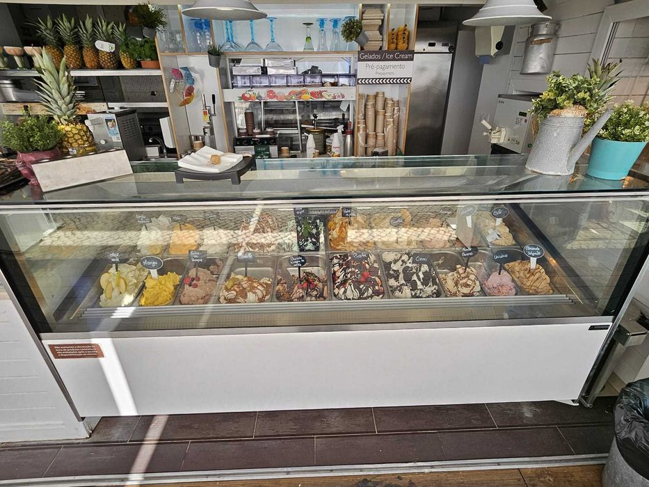 Vitrine de gelados