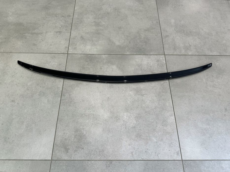 Спойлер ліп на багажник Audi A3 2013-2020 ABS пластик, чорний глянець