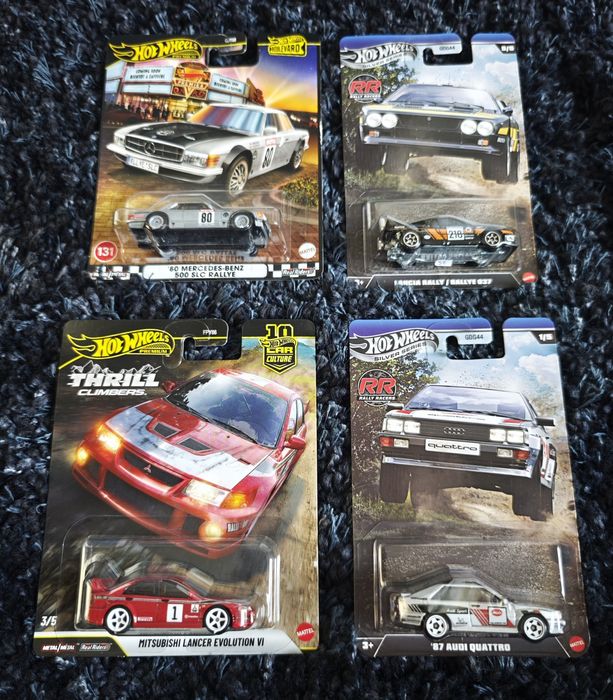 Pack Ralis - 4 Hot Wheels