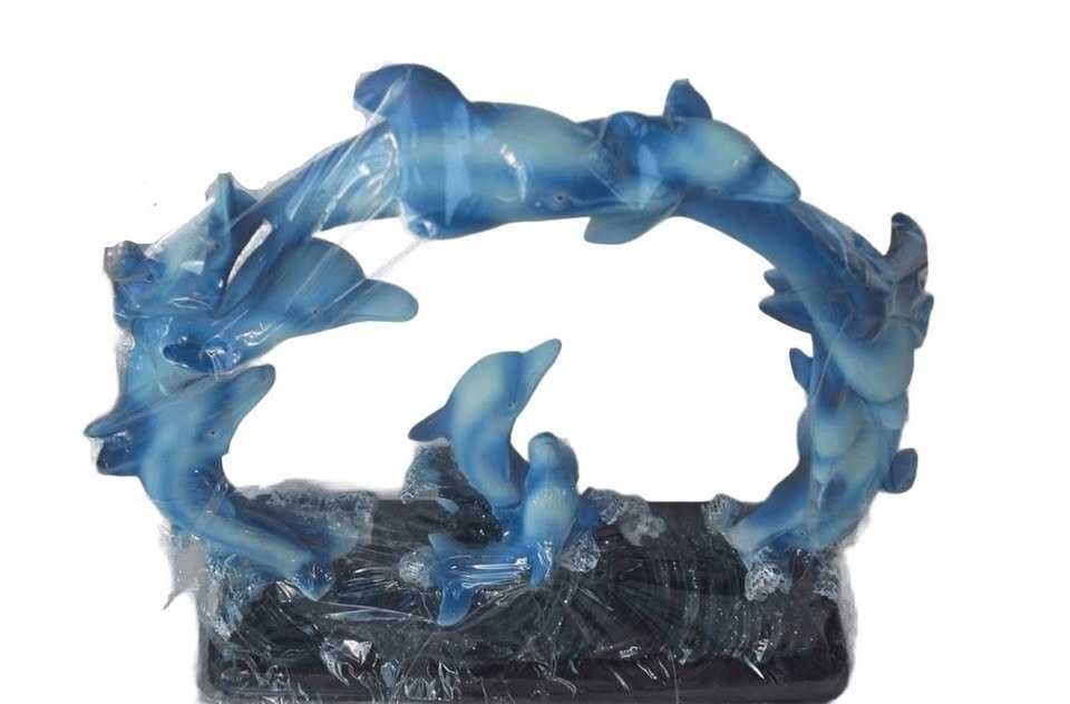 Estatueta lindíssima de golfinhos nova !