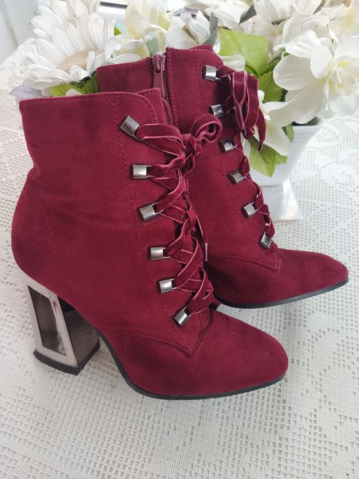 Botas bordeaux, super originais - Tamanho 38
