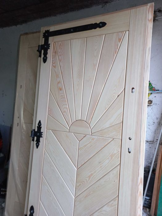 Drzwi wejściowe GÓRALSKIE drewniane