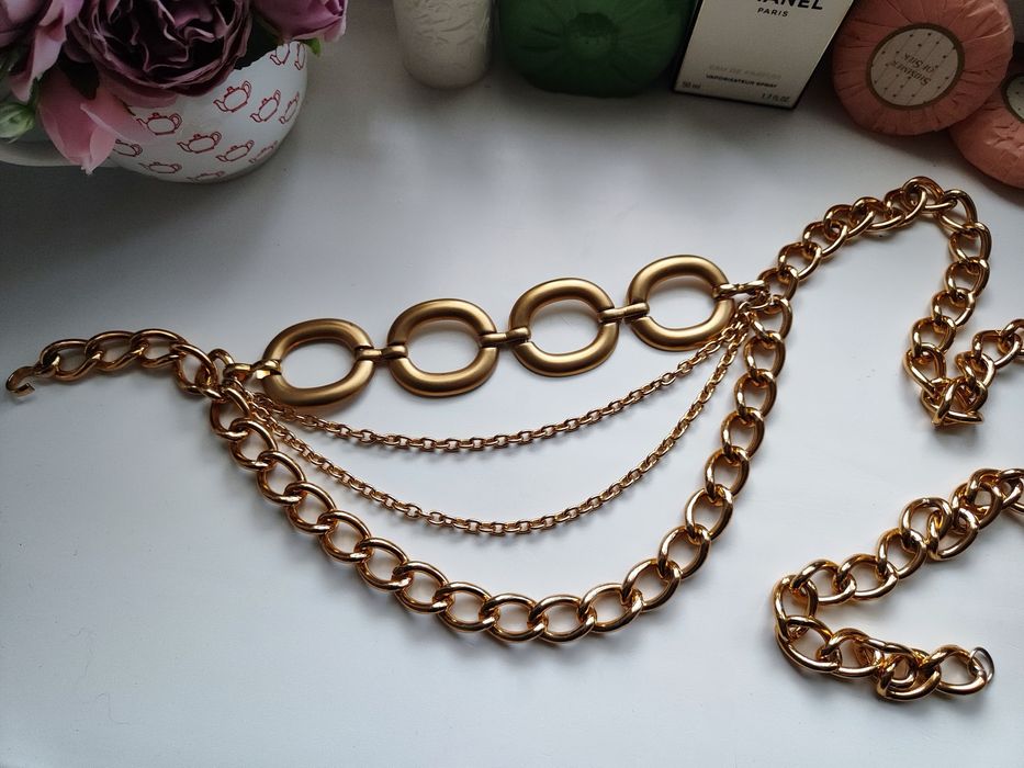 Вінтажний металевий ремінь ланцюг