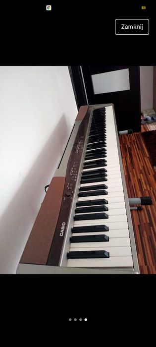 Pianino Casio 52 klawisze białe,stan bdb