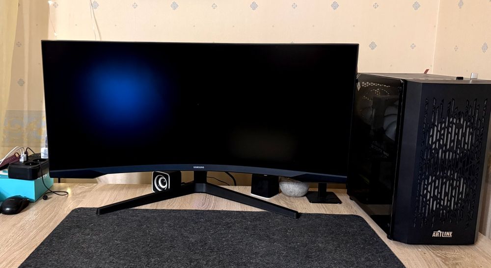 Монітор Samsung Odyssey G5 34″ 165Hz WQHD 3440×1440 Curved