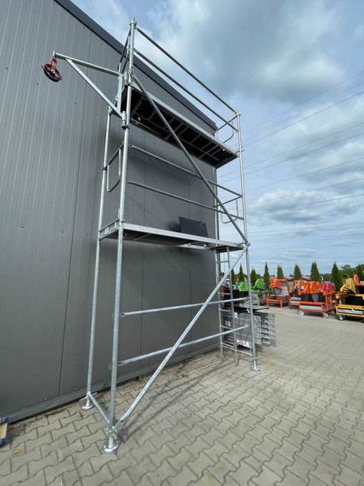 Zestaw rusztowania elewacyjnego murarskiego Plettak przejezdne